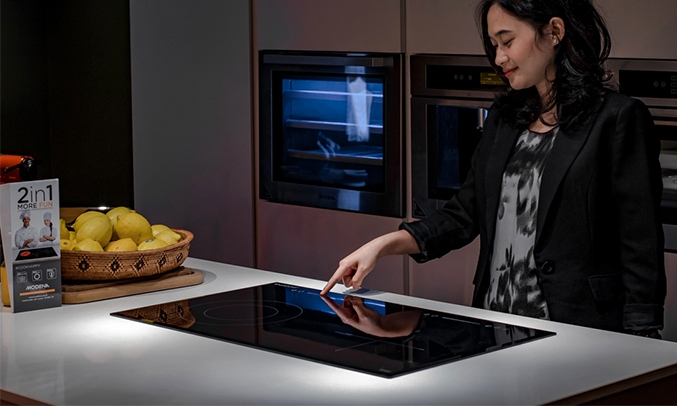 Bếp từ hồng ngoại Modena Bl 1725 thao tác dễ dàng