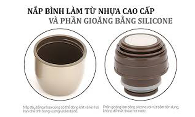 Bình lưỡng tính Elmich L5 nắp đậy giữ nhiệt, chống tràn tốt