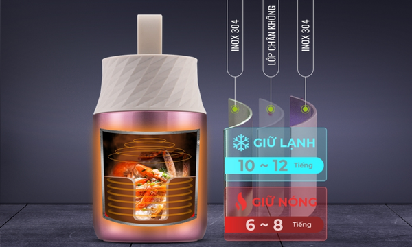 Bình đựng thức ăn giữ nhiệt Elmich 550ml EL3669