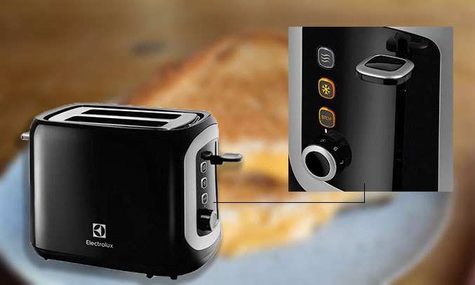 Lò nướng bánh mì Electrolux ETS3505 đảm bảo an toàn