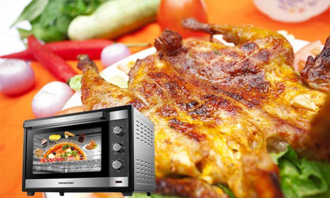 Lò nướng Pensonic PEO-6300G thiết kế hiện đại, chất liệu cao cấp