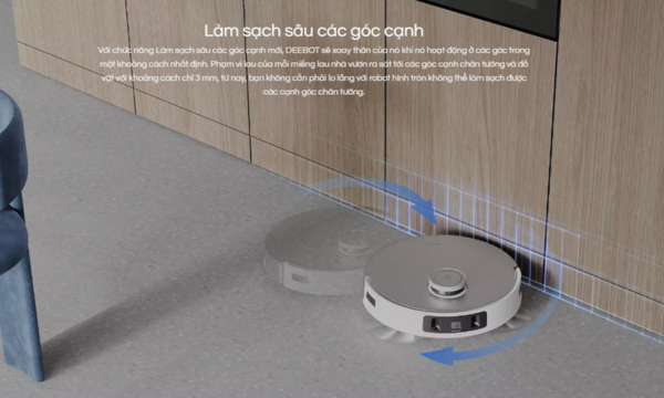 Robot hút bụi lau nhà Ecovacs Deebot T20 Omni DLX23 - Làm sạch sâu