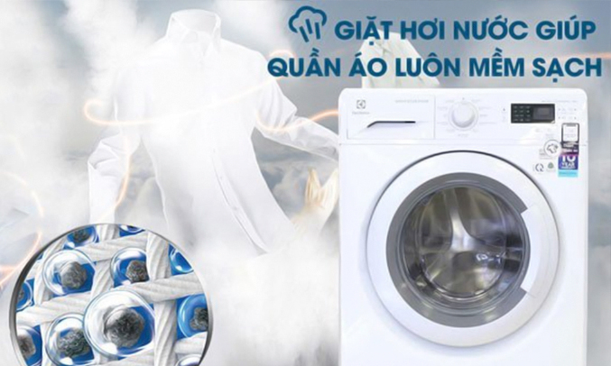 mÃ¡y giáº·t Electrolux 9kg EWF12933 báº£o vá» lÃ n da