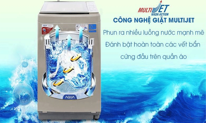 Máy giặt Aqua AQW-D901BT (N) ổn định nguồn nước