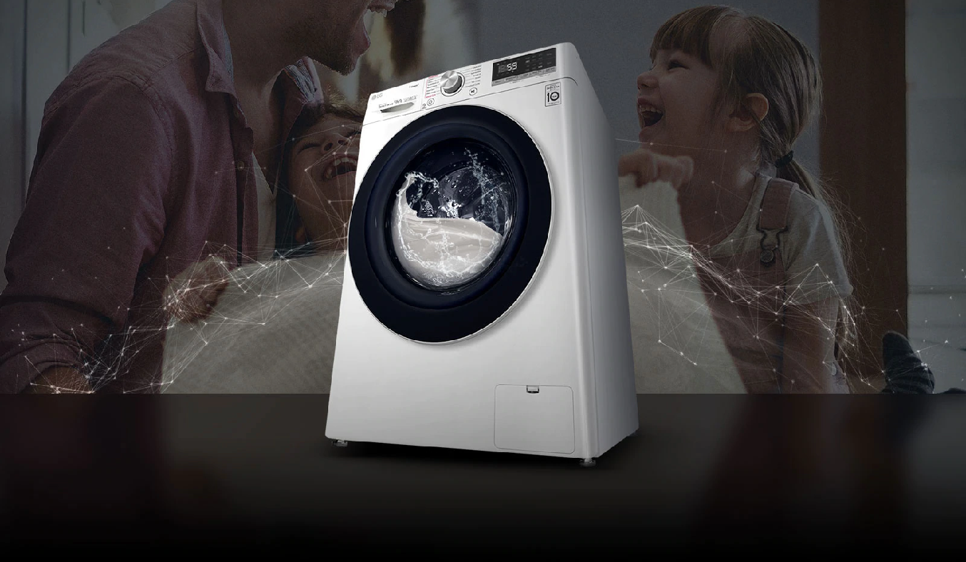 Máy giặt LG Inverter 8.5 Kg FV1408G4W - Thiết kế sang trọng, hiện đại, mang đến sự tiện nghi
