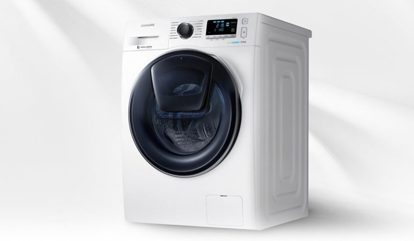 MÃ¡y giáº·t Samsung WW90K6410QW 9 kg sang trá»ng