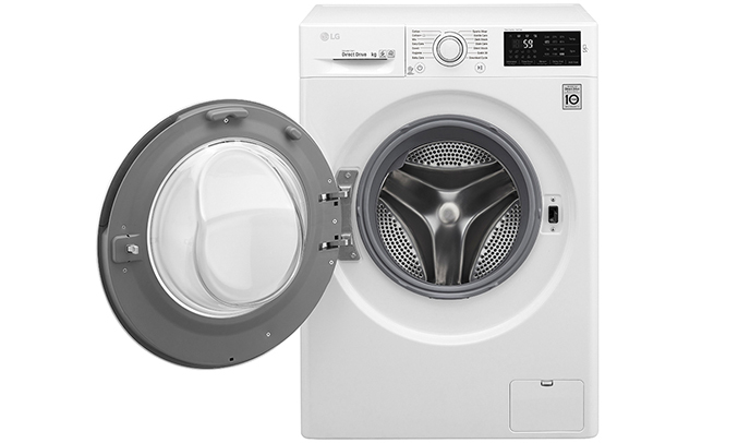Máy giặt LG 7.5 kg FC1475N5W2 vận hành êm ái