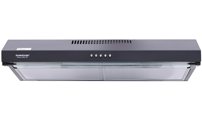 Máy hút khói Sunhouse SHB6118B màu đen được thiết kế sang trọng