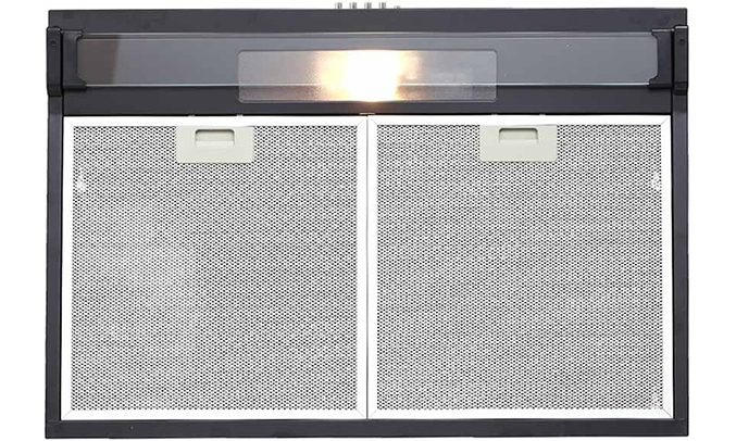 Máy hút khói Sunhouse SHB6118B màu đen có đèn chiếu sáng