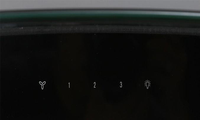 Máy hút khói Electrolux EFC636GAR màu đen có điều khiển cảm ứng IQ - Touch hiện đại