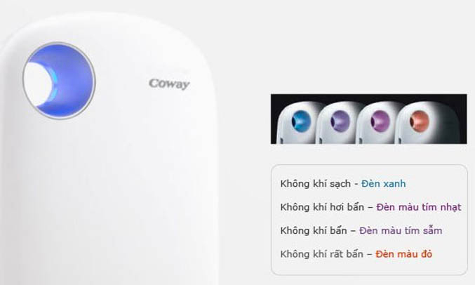 Máy lọc không khí Coway Ap-1009CH lọc khí tối ưu