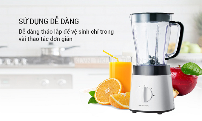 Máy xay sinh tố Lock&Lock EJM461WHT - Chế biến nhiều ly nước thơm ngon, bỗ dường