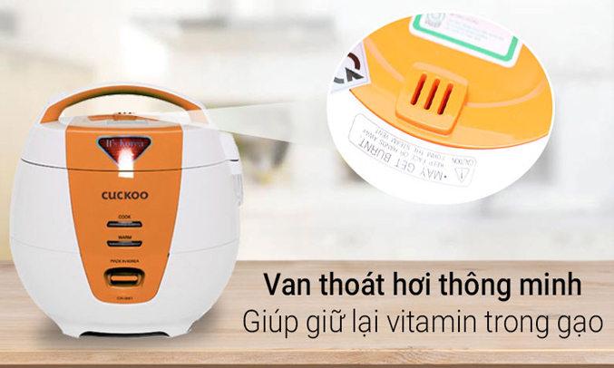 Nồi cơm điện Cuckoo CR-0061 giữ ấm lâu hơn