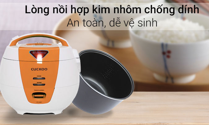 Nồi cơm điện Cuckoo CR-0061 lòng nồi chống dính
