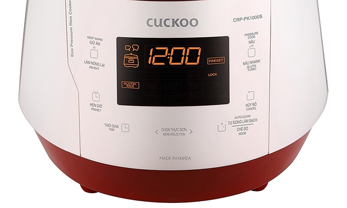 Nồi cơm điện Cuckoo CRP-PK1000S 1.8 lít nhiều chế độ nấu