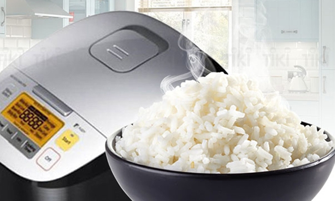 Nồi cơm điện Panasonic 1.8 lít SR-ZX185KRAM công nghệ nấu Fuzzy Logic