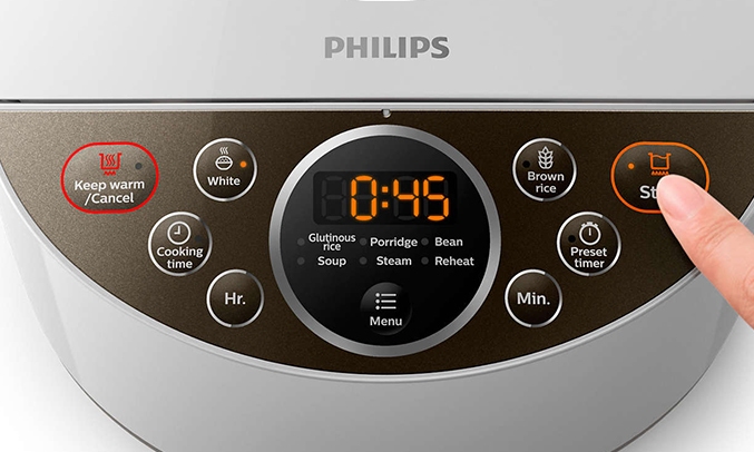 Nồi cơm điện Philips 1.8 Lít HD4515/68
