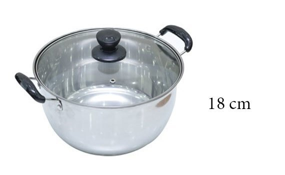 Nồi inox Goldsun GE21 F18-1302SG 18cm có chất liệu cao cấp