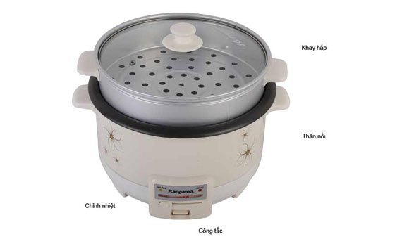 Lẩu điện đa năng Kangaroo KG272 sử dụng nấu nướng đa dạng