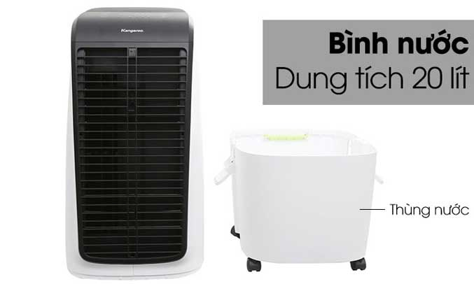Quạt làm mát không khí Kangaroo KG50F20 thiết kế tiện lợi