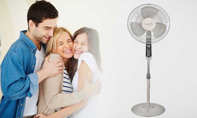 Quạt đứng Happys HSF-4031T có kiểu dáng cao ráo