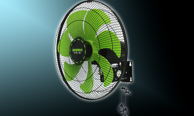 Quạt treo Senko TC1622 màu đen két hiện đại