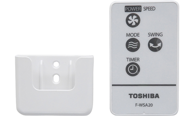Quạt treo Toshiba F-WSA20(H)VN màu xám điều khiển từ xa