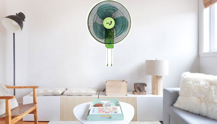 Chuyển hướng quạt treo dễ dàng bằng 2 dây kéo