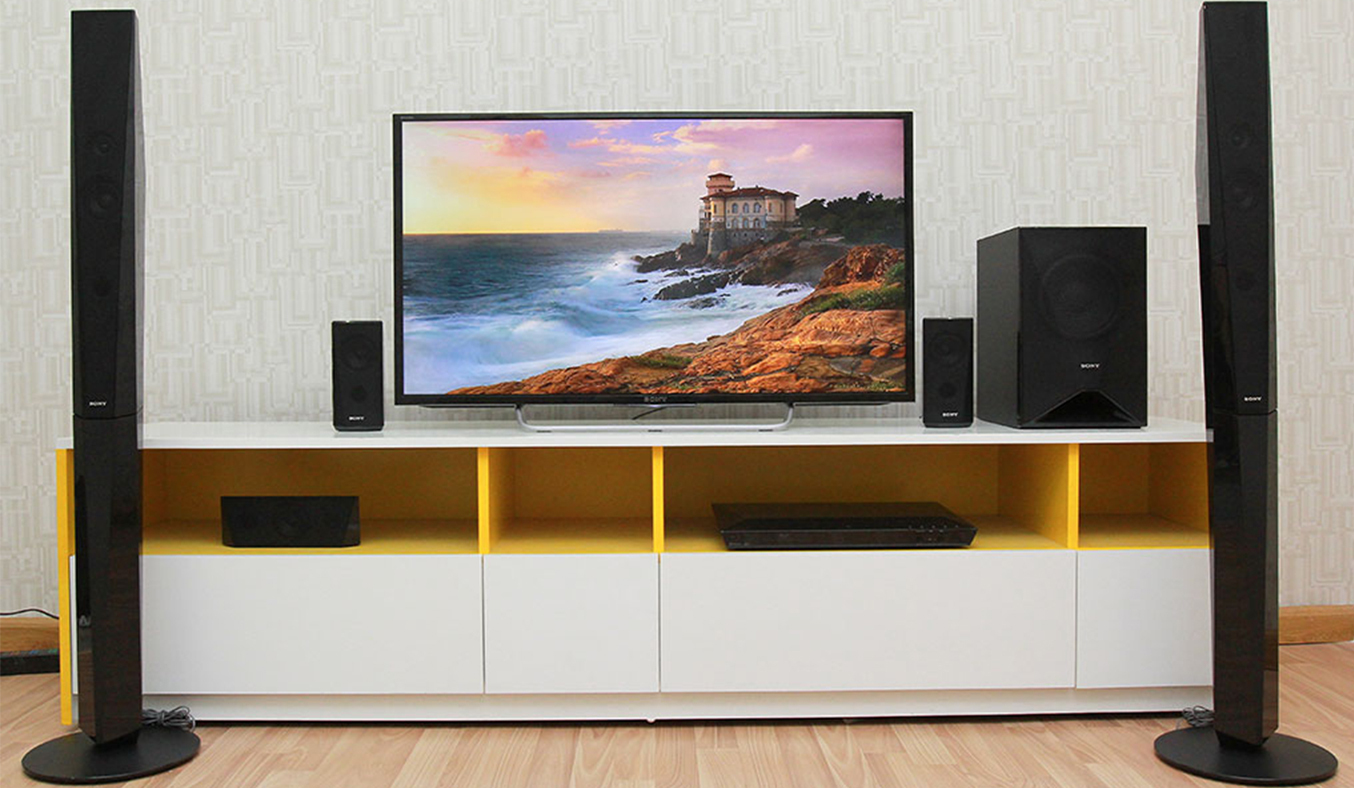 Dàn âm thanh Sony BDV-E4100 ngoại hình thon gọn