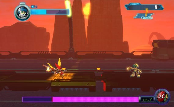 Đĩa game PCAS00033 Mighty No.9 có hình ảnh đầy ấn tượng