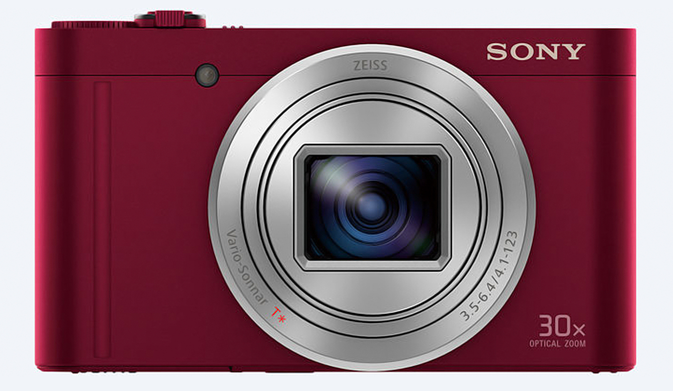 Máy ảnh Sony DSC-WX500 mảu đỏ 18.2 MP, zoom quang siêu xa 30x