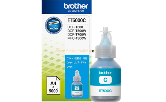Mực in phun Brother BT5000C là một trong những sản phẩm của thương hiệu Brother