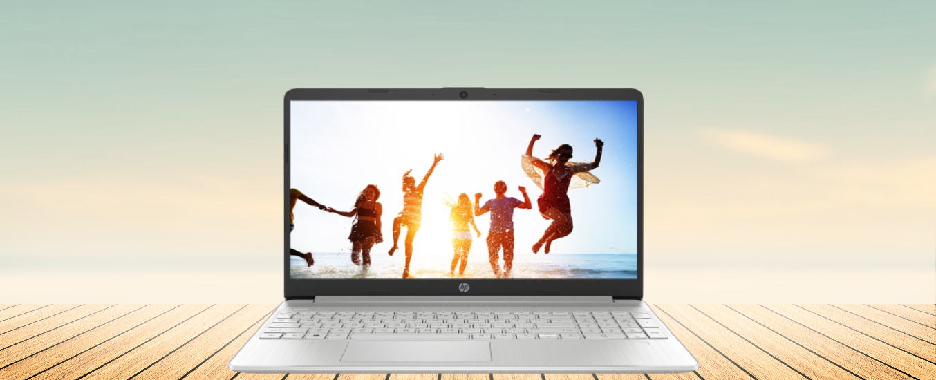 HP Notebook 15S-FQ1017TU i5-1035G1 15.6 inch 8VY69PA - Thiết kế nhỏ gọn, sang trọng, dễ dang mang theo đến mọi nơi