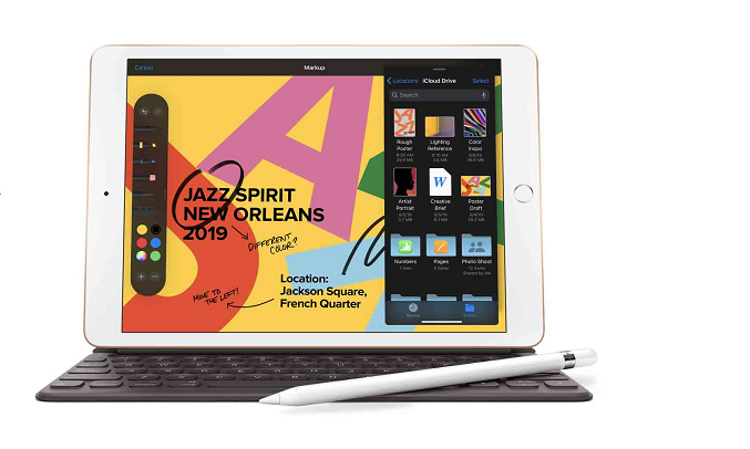 Máy tính bảng iPad 10.2 inch Wifi 32GB MYLA2ZA/A Bạc (2020) - Hỗ trợ bút Apple Pencil và Smart Keyboard