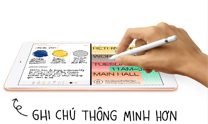 Máy tính bảng iPad 10.2 inch Wifi 32GB MYLC2ZA/A Vàng (2020) - 8.990.000đ 7 Máy tính bảng iPad 10.2 inch Wifi 32GB MYLC2ZA/A Vàng (2020) - iPadOS 14 trang bị nhiêu tính năng mới