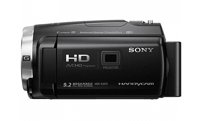 Máy quay phim Sony HDR-PJ675 thiết kế hiện đại