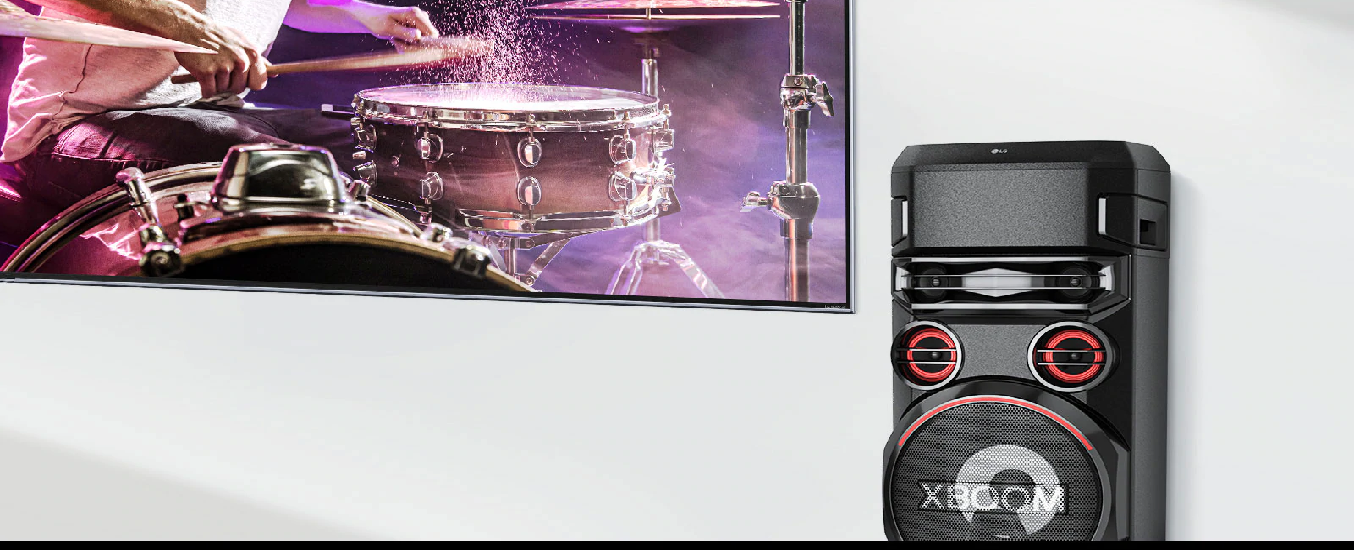 Loa Karaoke LG Xboom RN7.DVNMLLK - Thiết kế trẻ trung, hiện đại, phù hợp với nhiều không gian nội thất