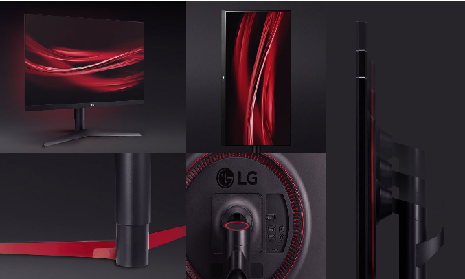 Màn hình 27 inch LG UltraGear 27GL650F-B - Thiết kế tiện lợi