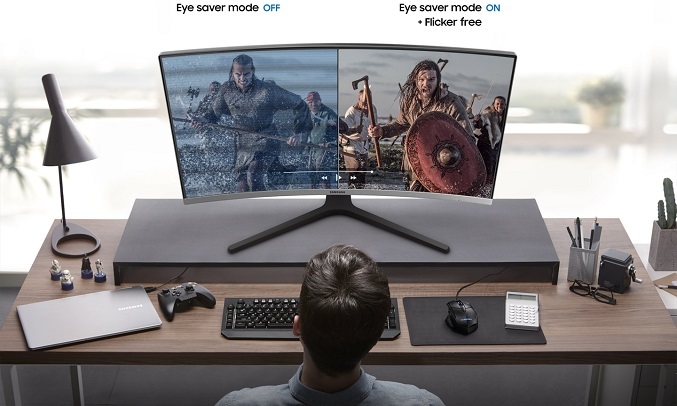 Màn hình Samsung 31.5 inch LC32R500FHEXXV - Chế độ bảo vệ mắt