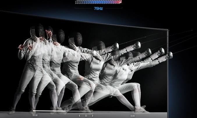 Màn hình Samsung 31.5 inch LC32R500FHEXXV - Chuyển động mượt mà