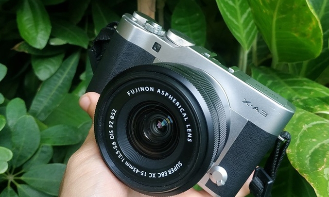 Fujifilm X-A3 Kit 16-50mm Silver - ống kính