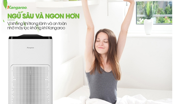 Máy lọc không khí Kangaroo KG38AP ngủ sâu hơn