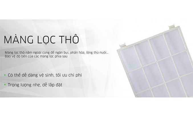 Máy lọc không khí Kangaroo KG40AP màng lọc thô