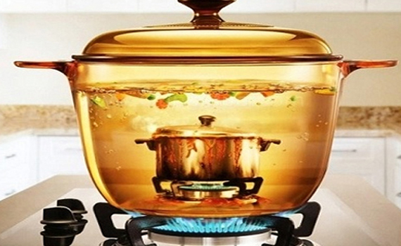 Nồi thủy tinh Luminarc Vitro Blooming Amberline chống tràn hiệu quả
