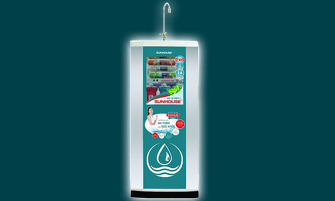 Máy lọc nước Sunhouse SHR88010R thiết kế phù hợp mọi ngôi nhà