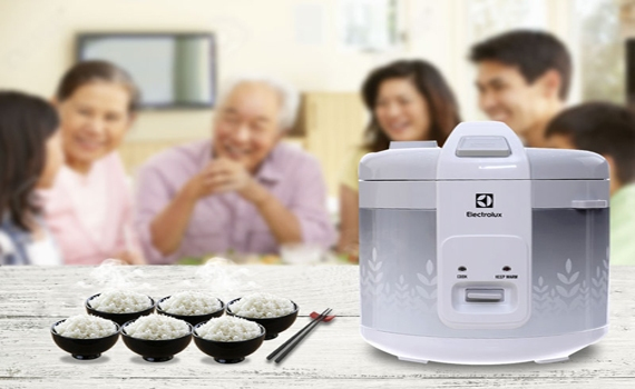 Nồi cơm điện Electrolux ERC3305 thiết kế sang trọng, trang nhã