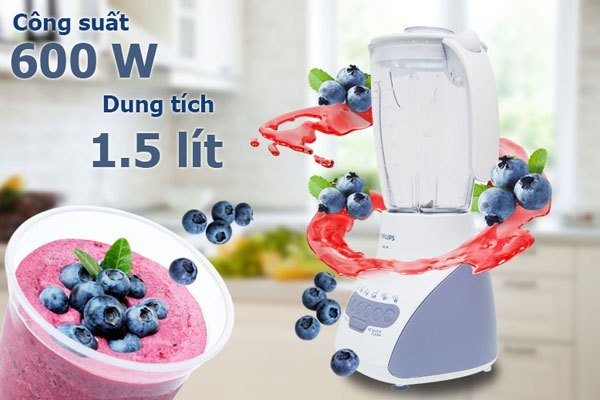 Máy xay sinh tố Philips HR2115/01 cho bạn công suất mạnh mẽ