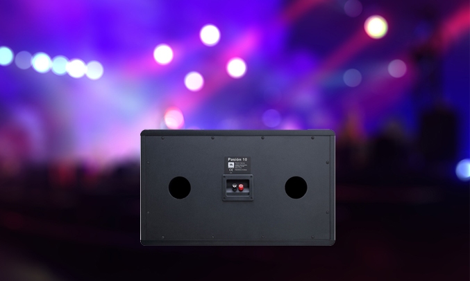 Loa Karaoke JBL Pasion 10-PAK Cổng thoát hơi mang đến âm thanh ổn định