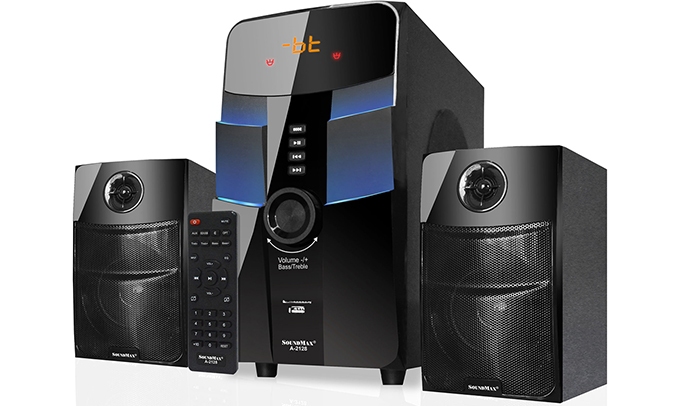 Loa vi tính Soundmax A2128/2.1 là dòng loa 2.1 kênh