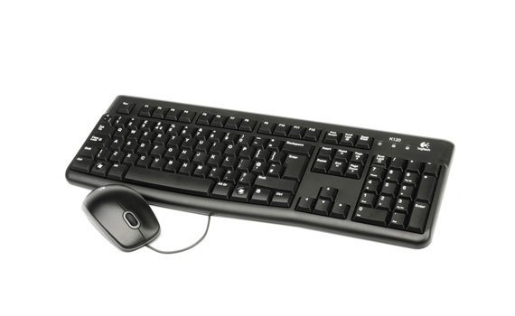 Bộ bàn phím và chuột Logitech MK120 kết nối qua USB